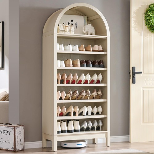 71in tall arched wooden shoe - 71in,
