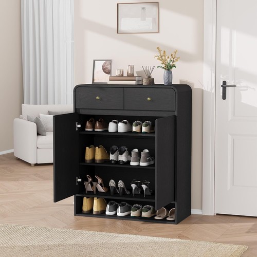 Entryway shoe storage cabinet - entryway,