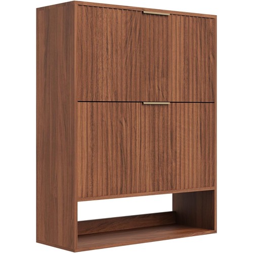 Fluted shoe rack - rack, cabinet