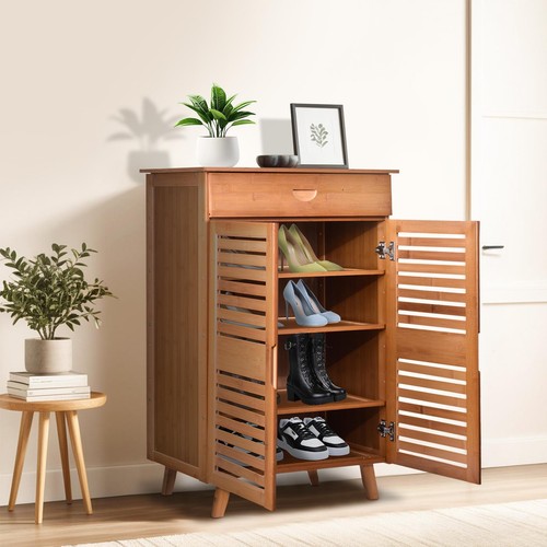 Wooden shoe cabinet - wooden, storage