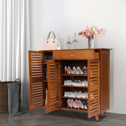 Large wooden shoe cabinet - large,