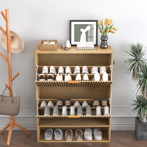 Fluted shoe rack - fluted, cabinet