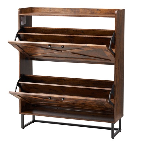 Shoe cabinet with flip - cabinet,