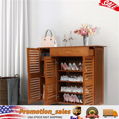 Large wooden shoe cabinet - shoe,