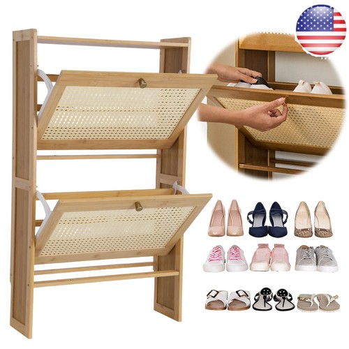 Slim shoe cabinet with - slim, flip